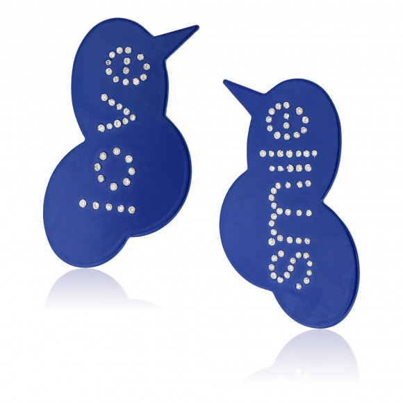 SKE.190671_Anastasia Kessaris_Love & Smile Blue Aluminium Diamond Earrings