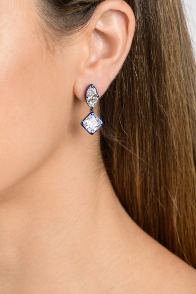 SKP.200281_Anastasia Kessaris_Marquise X Square Diamond Earrings