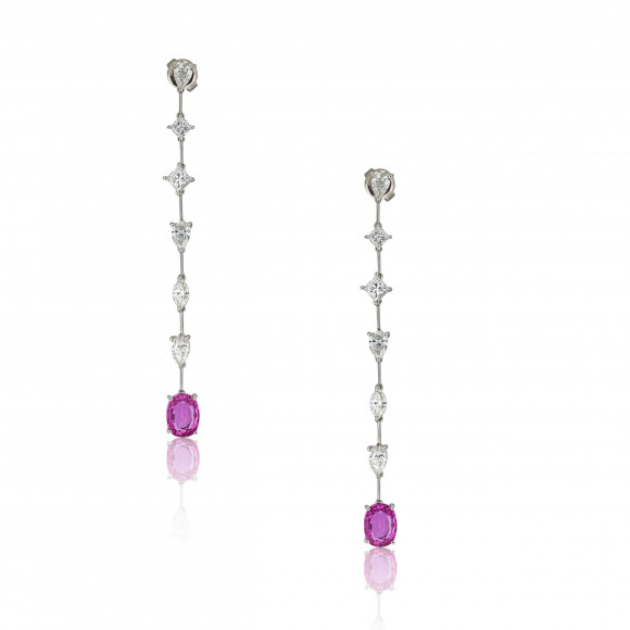 SKP.210035_Anastasia Kessaris_Sapphire Diamond Dangle Earrings