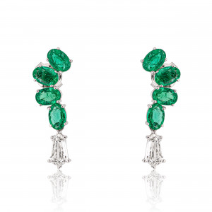 SKP.211545_Anastasia Kessaris_Emerald Diamond Earrings