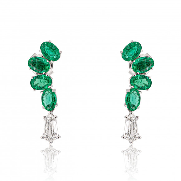 SKP.211545_Anastasia Kessaris_Emerald Diamond Earrings