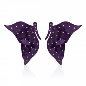 SKP192007_Anastasia Kessaris_Social Butterfly Purple Titanium Sapphire Earrings