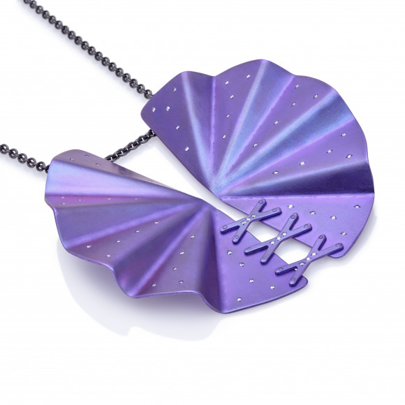 A.NK.MT0170_55_DFP.149608_Anastasia Kessaris_XXX Geisha Purple Titanium Diamond Necklace