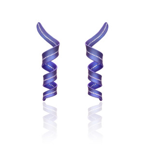 SerpenTEEN Titanium Diamond Earrings